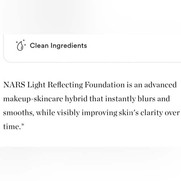 NARS LIGHT REFLECTING ADVANCED SKINCARE FOUNDATION. - Picture 10 of 13